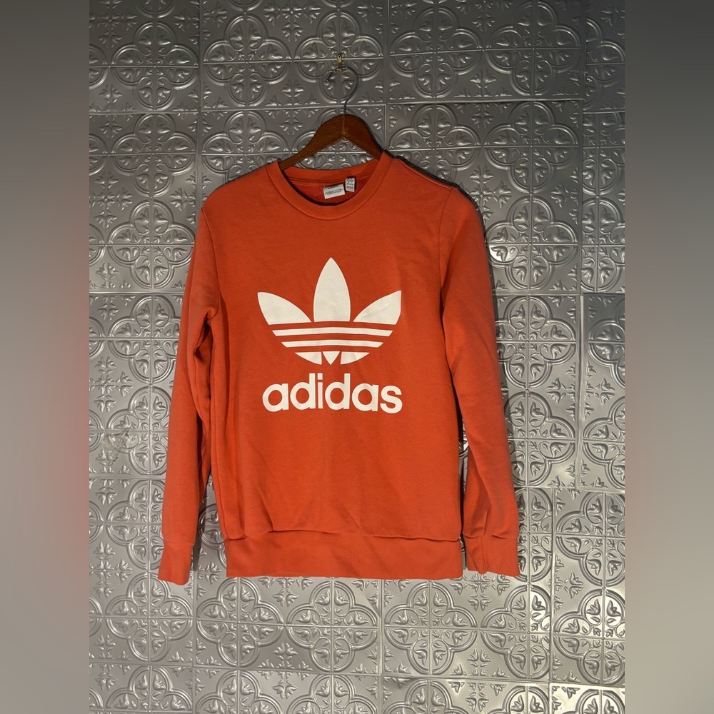 Adidas crewneck pullover sweatshirt size child l adult xs athletic streetwear